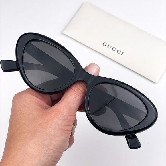 Gucci GG1170S 001 Sunglasses Black Grey Cat Eye Women main image 7